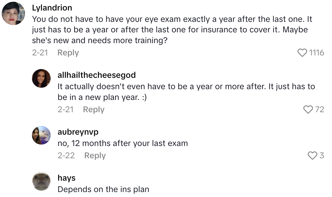 Screenshot 2025 07 02 at 8.47.18 AM A Patient Said She Decided Not To See An Eye Doctor Because Of Her Experience With The Receptionist